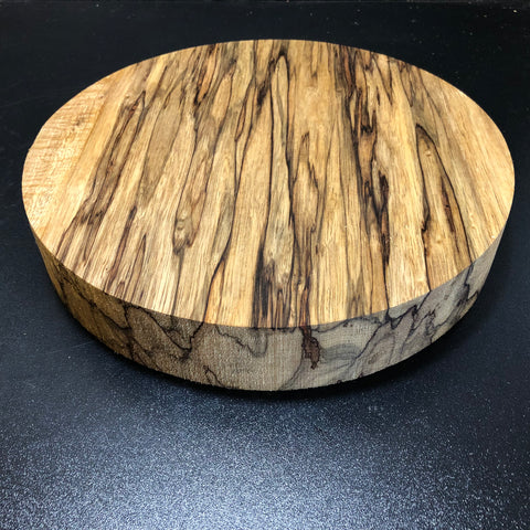 11"x2" KD Black Limba Exhibition Grade Wood Bowl Turning Blank (#00146)