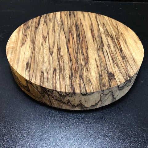 11"x2" KD Black Limba Exhibition Grade Wood Bowl Turning Blank (#00148)