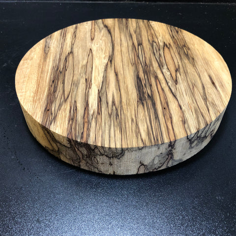 11"x2" KD Black Limba Exhibition Grade Wood Bowl Turning Blank (#00149)