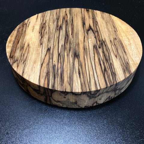 11"x2" KD Black Limba Exhibition Grade Wood Bowl Turning Blank (#00150)