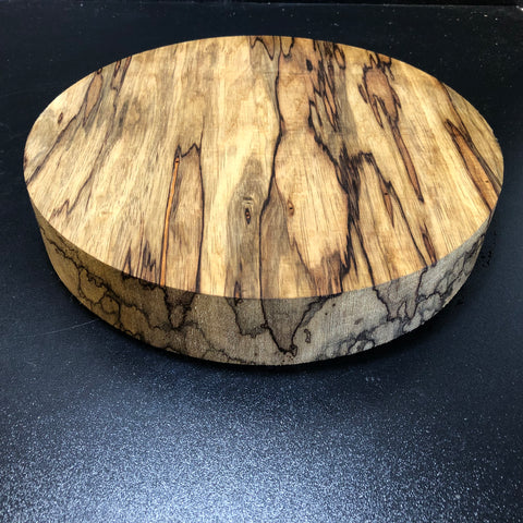 11"x2" KD Black Limba Exhibition Grade Wood Bowl Turning Blank (#00151)