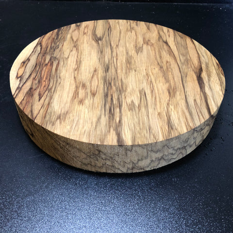 11"x2" KD Black Limba Exhibition Grade Wood Bowl Turning Blank (#00154)