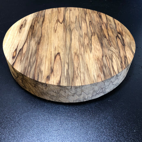 11"x2" KD Black Limba Exhibition Grade Wood Bowl Turning Blank (#00155)