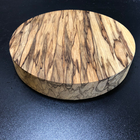 11"x2" KD Black Limba Exhibition Grade Wood Bowl Turning Blank (#00158)