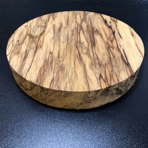 11"x2" KD Black Limba Exhibition Grade Wood Bowl Turning Blank (#00160)