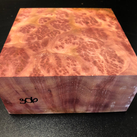 6.5"x6.5"x3" Camphor Burl Wood Turning Blank (#00306)