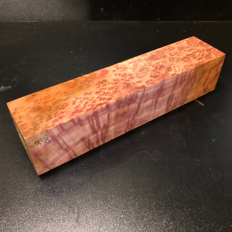 3"x3"x13" Camphor Burl Wood Turning Blank (#00318)