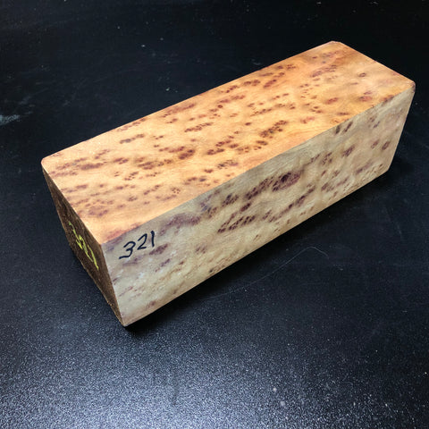 3"x3"x9" Camphor Burl Wood Turning Blank (#00321)