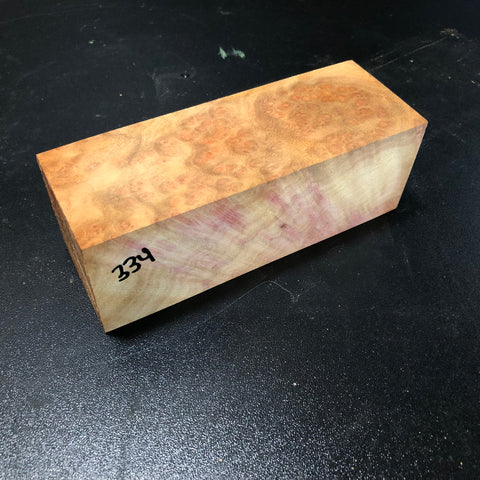 2"x2"x5.75" Camphor Burl Wood Turning Blank (#00334)
