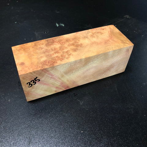 2"x2"x5.75" Camphor Burl Wood Turning Blank (#00335)