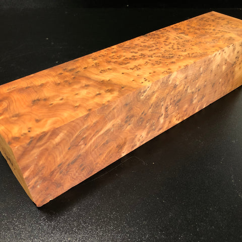 3"x3"x12 Thuya Burl Wood Turning Blank (#00344)