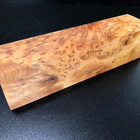 3"x3"x12 Thuya Burl Wood Turning Blank (#00347)