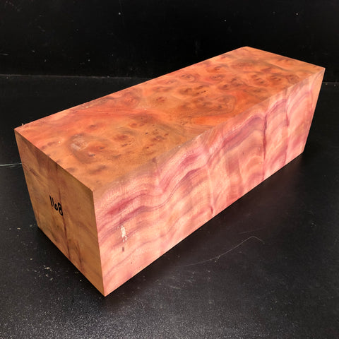 4.75"x4.75"x13.5" Camphor Burl Wood Turning Blank (#00168)