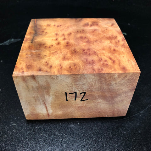 5"x5"x3" Camphor Burl Wood Turning Blank (#00172)