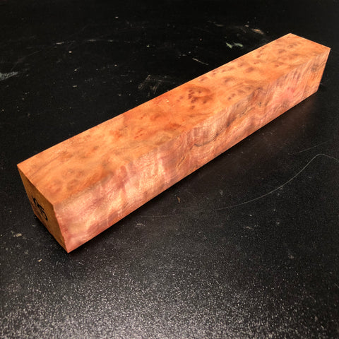 1.5"x1.5"x10" Camphor Burl Wood Turning Blank (#00195)