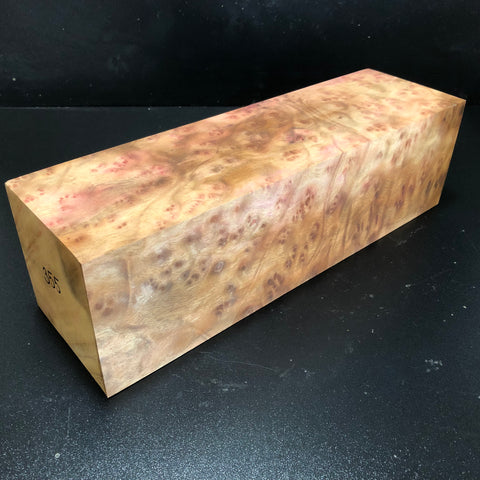 4.25"x4.25"x14" Camphor Burl Wood Turning Blank (#00355)