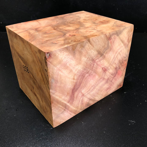 5.5"x5.5"x7.25" Camphor Burl Wood Turning Blank (#00358)