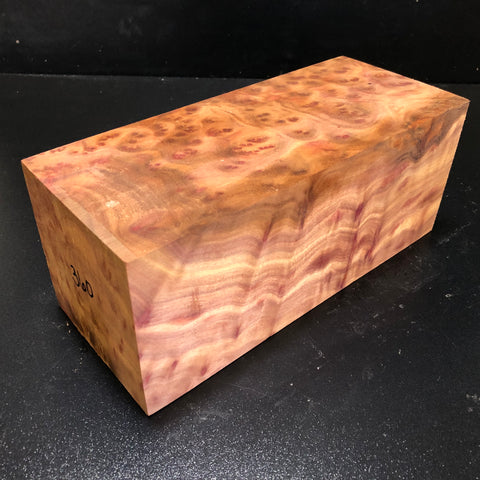 4.5"x4.5"x9.5" Camphor Burl Wood Turning Blank (#00360)