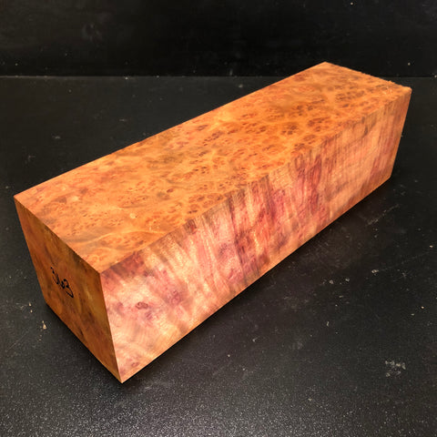 3.25"x3.25"x11.75" Camphor Burl Wood Turning Blank (#00363)