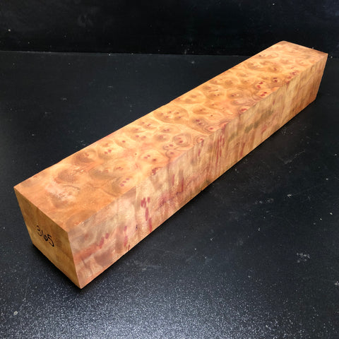 2.75"x2.75"x16.75" Camphor Burl Wood Turning Blank (#00365)