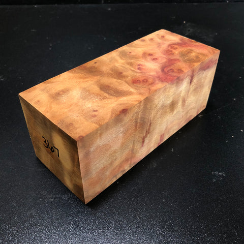 2.75"x2.75"x6.75" Camphor Burl Wood Turning Blank (#00367)