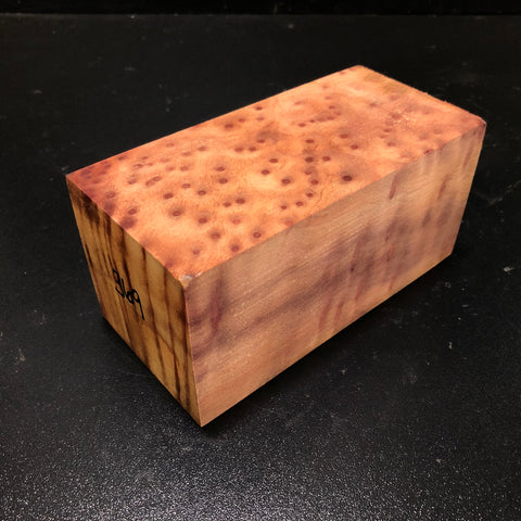 2.75"x2.75"x6" Camphor Burl Wood Turning Blank (#00369)