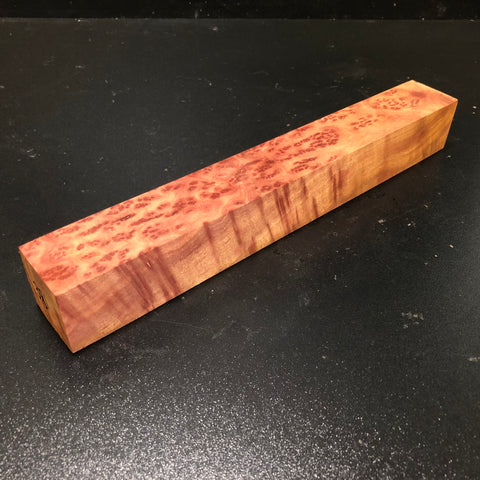 1.5"x1.5"x12" Camphor Burl Wood Turning Blank (#00381)
