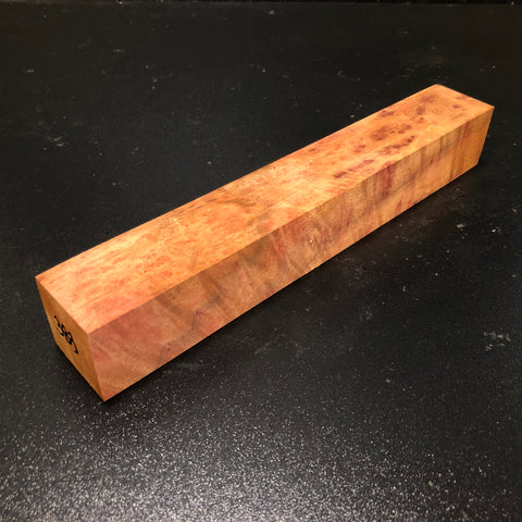 1.5"x1.5"x10.25" Camphor Burl Wood Turning Blank (#00383)