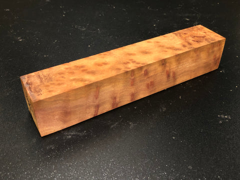 1.5"x1.5"x8.25" Camphor Burl Wood Turning Blank (#00385)