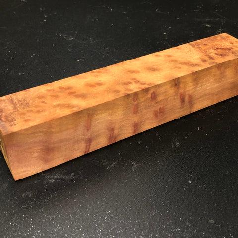 1.5"x1.5"x8.25" Camphor Burl Wood Turning Blank (#00385)