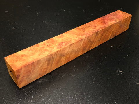 1.5"x1.5"x11.75" Camphor Burl Wood Turning Blank (#00387)