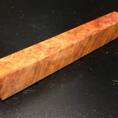 1.5"x1.5"x11.75" Camphor Burl Wood Turning Blank (#00387)