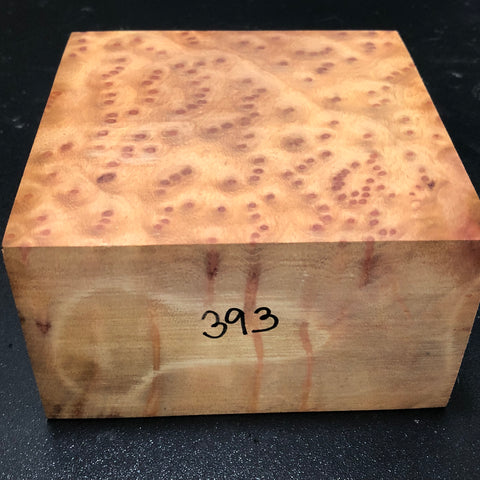 5.25"x5.25"x3" Camphor Burl Wood Turning Blank (#00393)