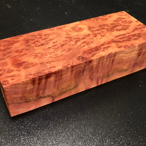 6.5"x2.75"x1.5" Camphor Burl Wood Turning Blank (#00396)