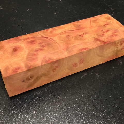 6"x2.25"x1.25" Camphor Burl Wood Turning Blank (#00398)