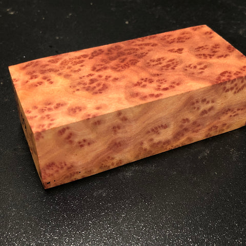 4.5"x2"x1.5" Camphor Burl Wood Turning Blank (#00399)