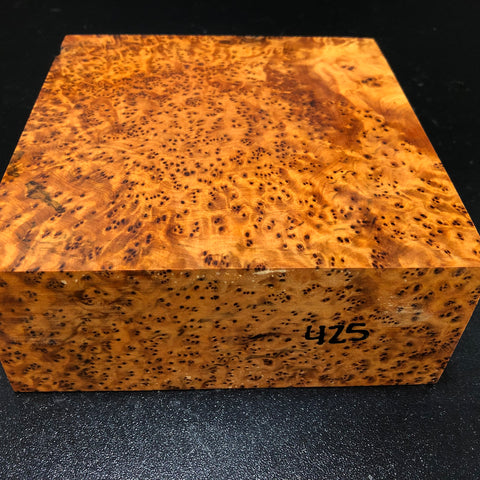 6"x6"x2.5" Thuya Burl Wood Bowl Turning Blank (#00425)