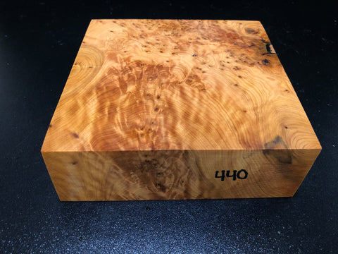 6"x6"x2" Thuya Burl Wood Bowl Turning Blank (#00440)