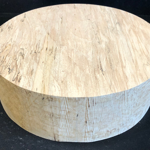 12"x4" KD Spalted Maple Wood Bowl Turning Blank (#00462)