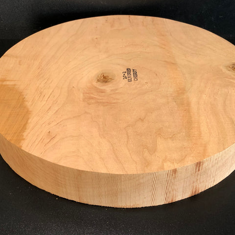 20"x3" KD Cherry MONSTER (DEFECTS as pictured) Wood Bowl Turning Blank (#002)