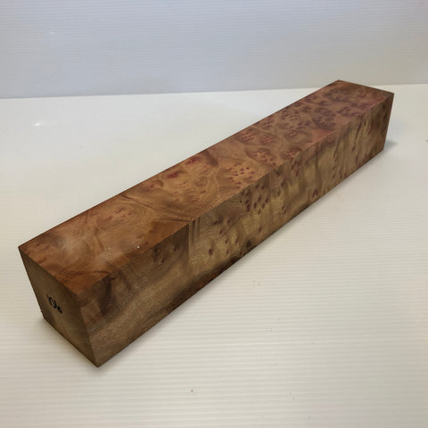 2.5"x2.5"x15.5" Camphor Burl Wood Spindle Turning Blank (#00106)