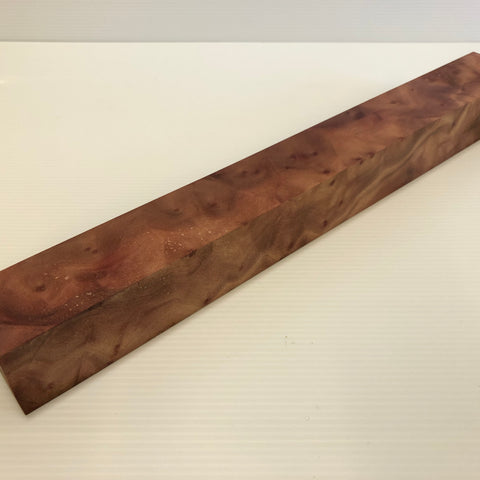 2"x2"x17.25" Camphor Burl Wood Spindle Turning Blank (#00109)