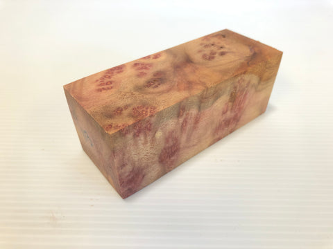 2"x2"x5" Camphor Burl Wood Spindle Turning Blank (#00113)