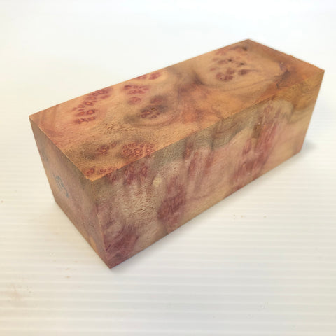 2"x2"x5" Camphor Burl Wood Spindle Turning Blank (#00113)