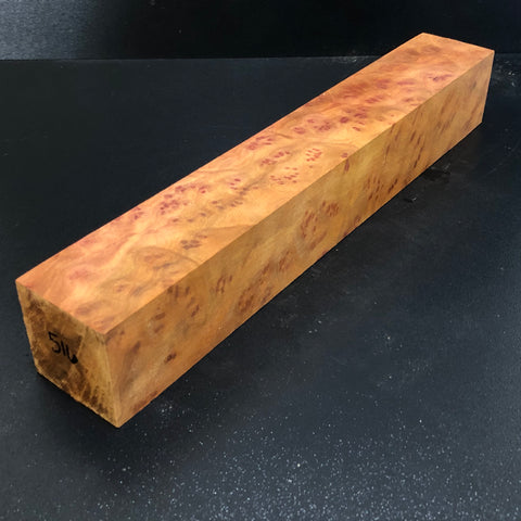 2"x2"x13" Camphor Burl Wood Spindle Turning Blank (#00516)