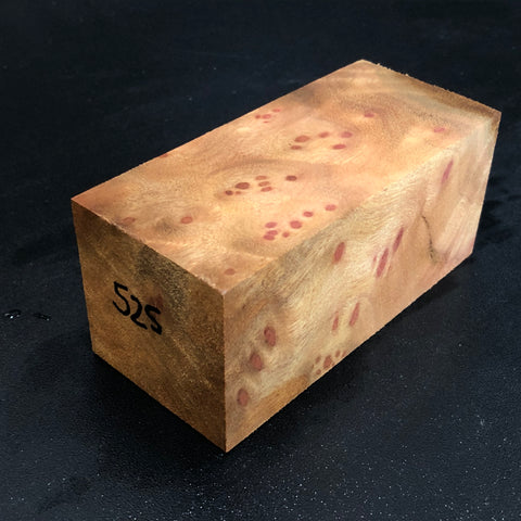 2"x2"x4.25" Camphor Burl Wood Spindle Turning Blank (#00525)