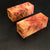 1.5"x1.5"x4" Camphor Burl Wood (2 pcs) Spindle Turning Blank (#00529)