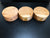 5"x2" KD Figured Fireland Cherry (3 pcs) Wood Bowl Turning Blank (#00610)