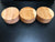 5"x2" KD Figured Fireland Cherry (3 pcs) Wood Bowl Turning Blank (#00610)
