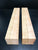 2"x2"x12" KD Figured Fireland Cherry (2 pcs) Wood Spindle Turning Blank (#00617)